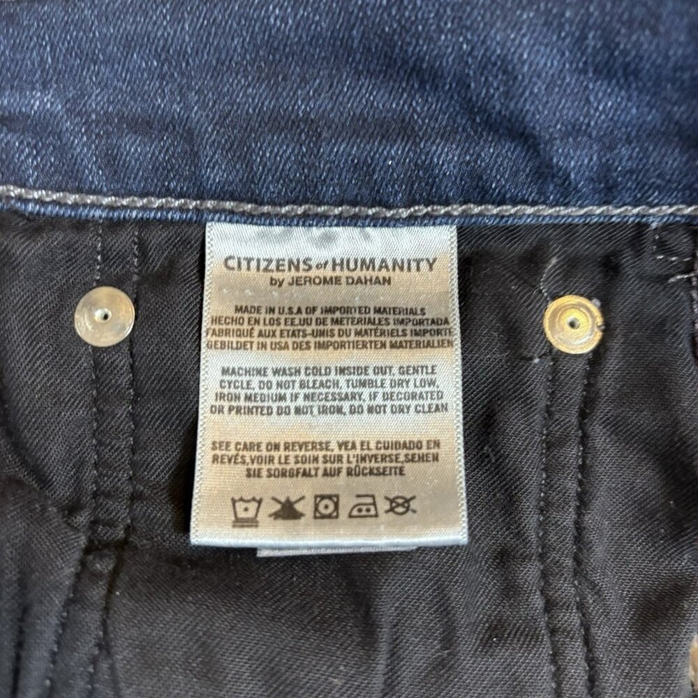 Citizens of Humanity Core Men's 40x28 Blue Medium Wash Jeans USA Made - Picture 8 of 9